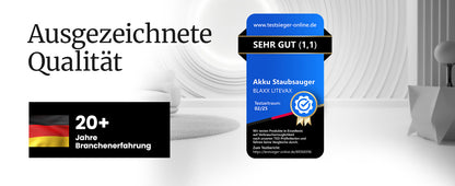 BLAXX LVX Akku-Hand- & Stielstaubsauger Kabellos Beutellos 200W / 60 Min