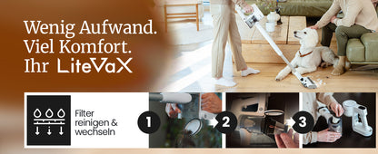 BLAXX LVX Akku-Hand- & Stielstaubsauger Kabellos Beutellos 200W / 60 Min