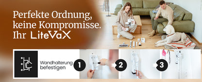 BLAXX LVX Akku-Hand- & Stielstaubsauger Kabellos Beutellos 200W / 60 Min