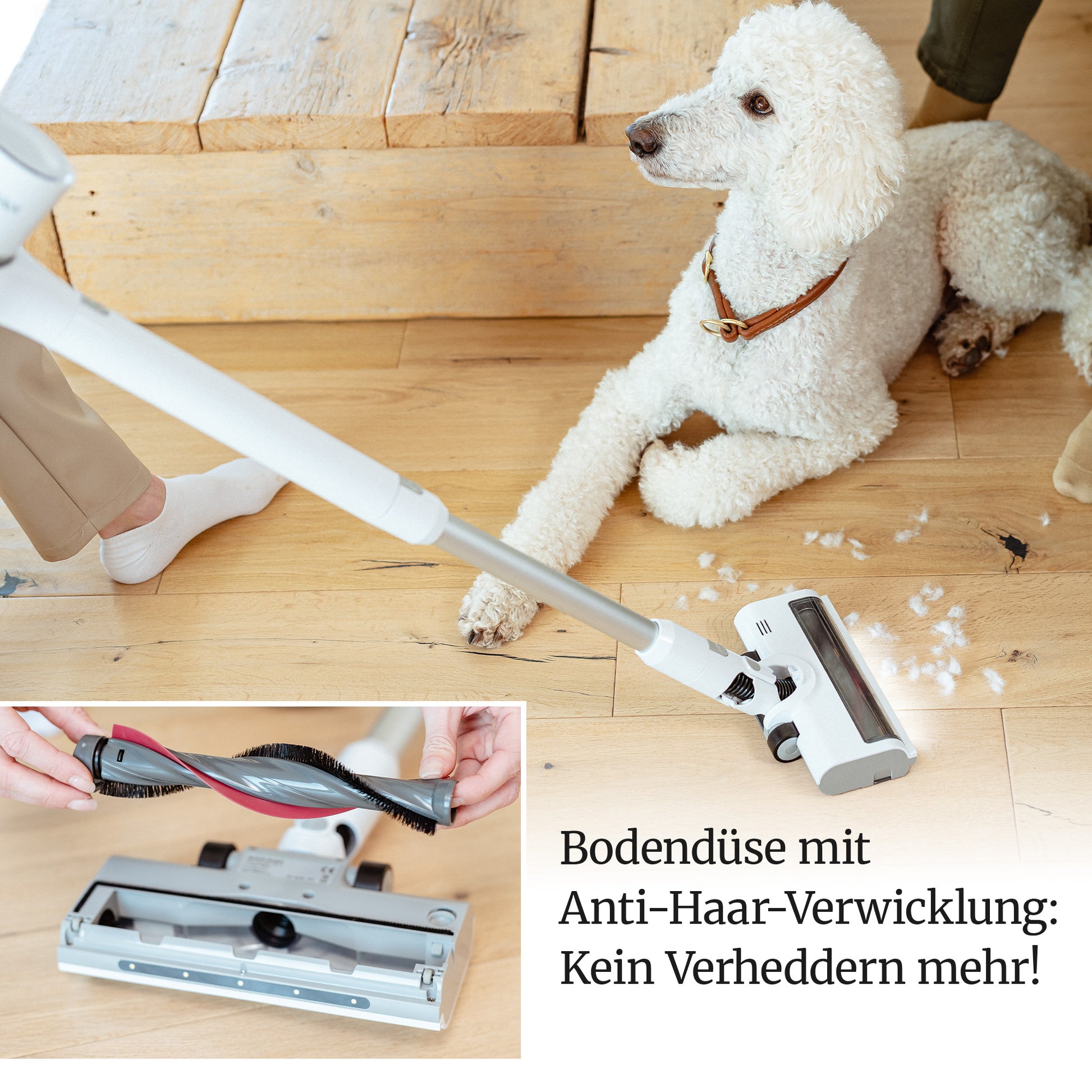 Bodendüse mit Anti-Haar-Verwicklung LiteVaX