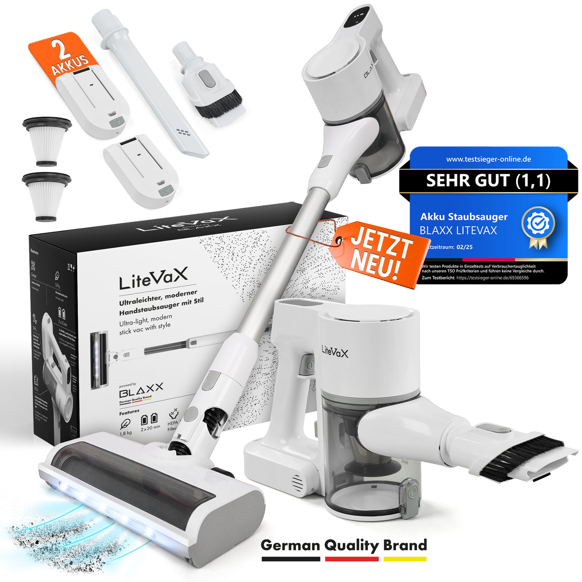 LiteVaX Akku Staubsauger