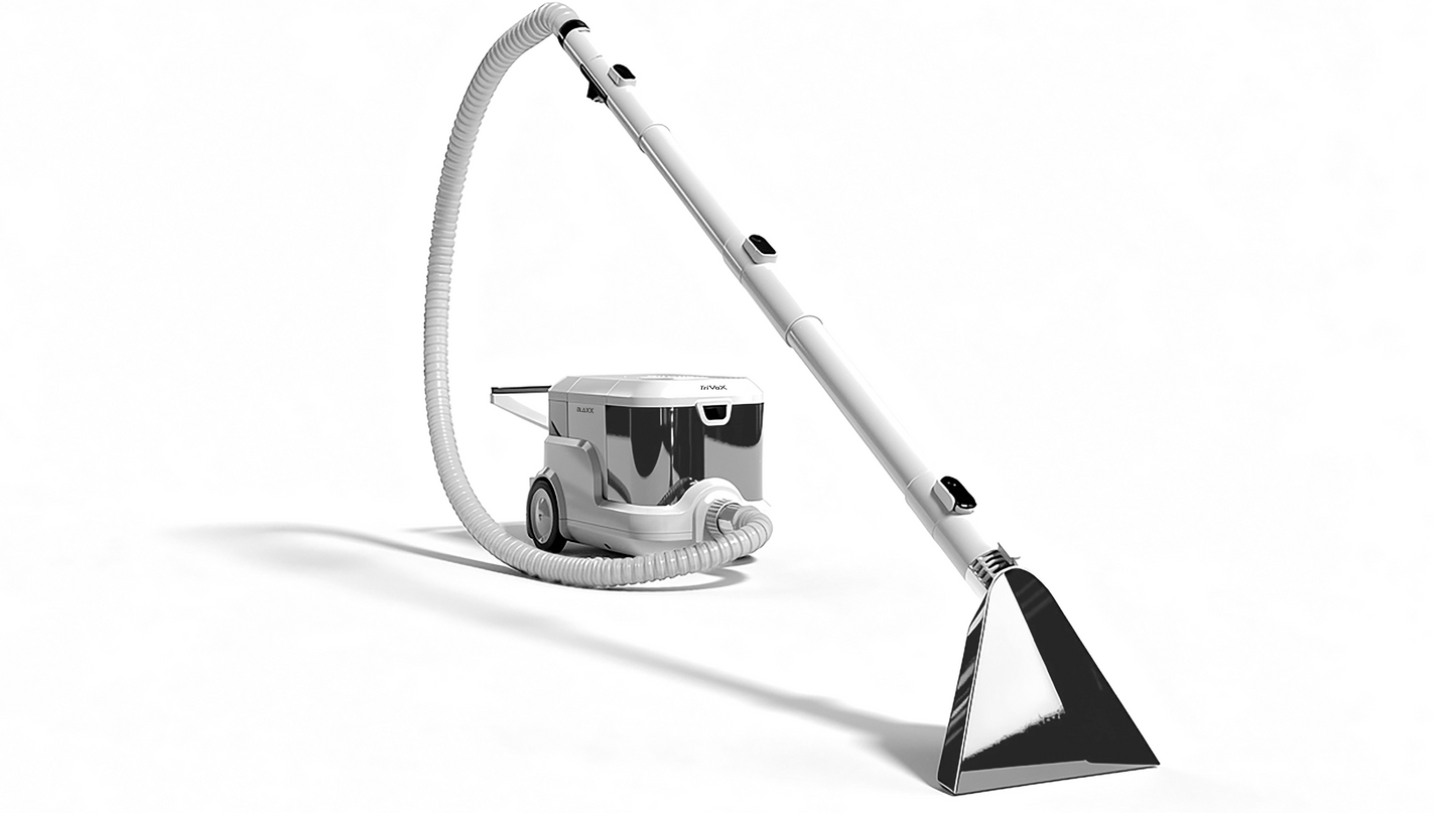 TriVaX - 3in1 Polster Pro Waschsauger mit Kalt-/Warmwasser und Dampffunktion **Coming soon / May 2025**